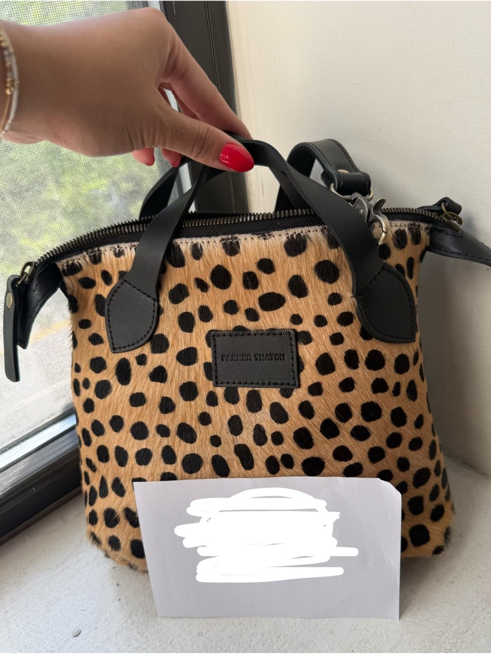 Parker Thatch Small Charlie (Leopard hair)